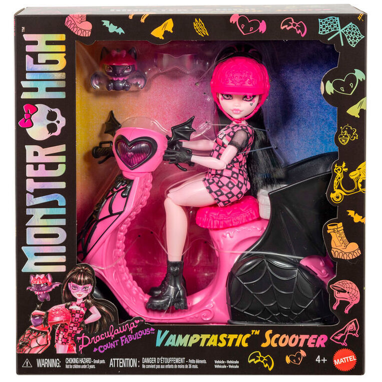 Monster High “Draculaura Vamptastic Scooter Playset” - JDR61