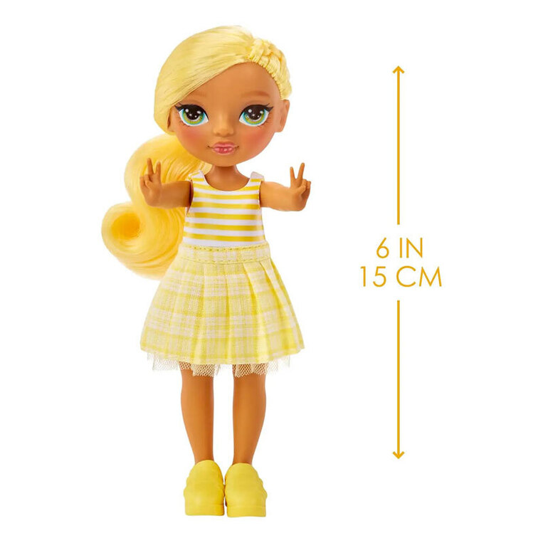 Rainbow High Littles Dolls 15cm - Daisy Madison (Yellow) - 531227EUC