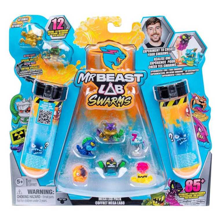 Mr. Beast Lab Swarms Mini Figures 12-pack Atomic Series 3 cm - MOTO24749