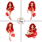 Rainbow High Swim & Style Fashion Doll 28cm Ruby Anderson (Red) - 507277EUC