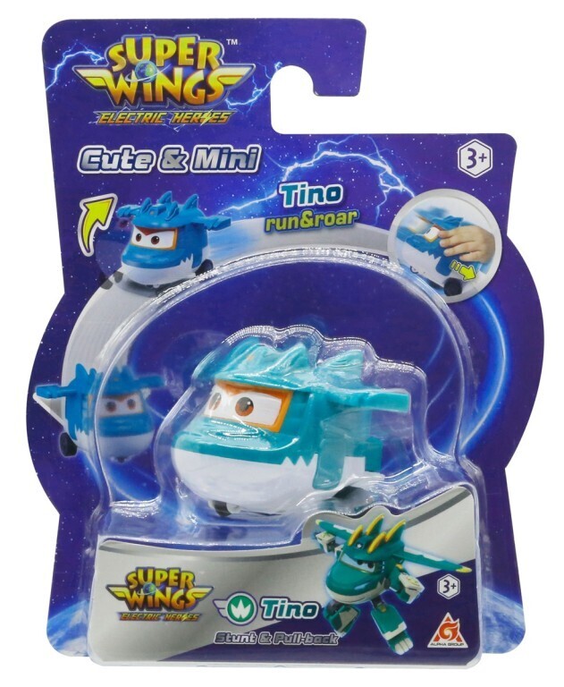 Super Wings Electric Heroes Stunt & Pull Tino - 780130-6