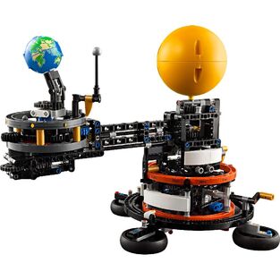 Planet Earth And Moon In Orbit 