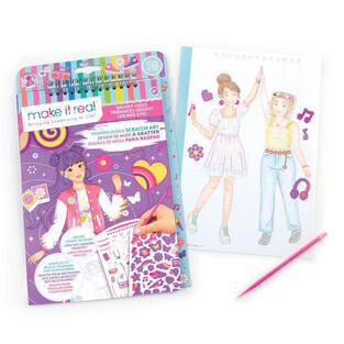 Make It Real Fashion Design Sketchbook Scratch Art - FK3211