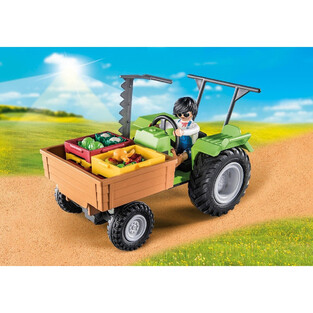 Playmobil Αγροτικό Τρακτέρ Με Καρότσα - 71249