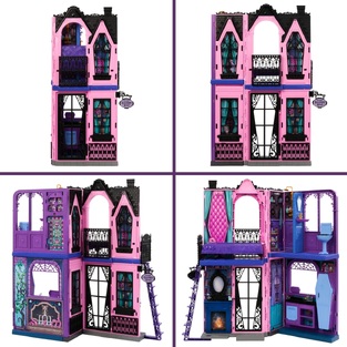 Monster High Boo-Tique Hotel Doll House With Spooky Surprises in Every Room And 13+ Accessories - JBF16