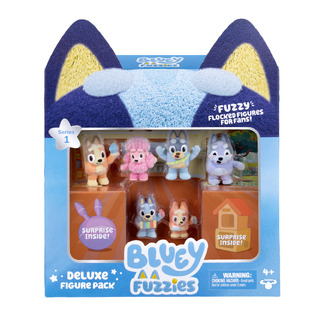 Bluey & Family Fuzzies Deluxe Figure Pack (8 Φιγούρες) - BLY19358