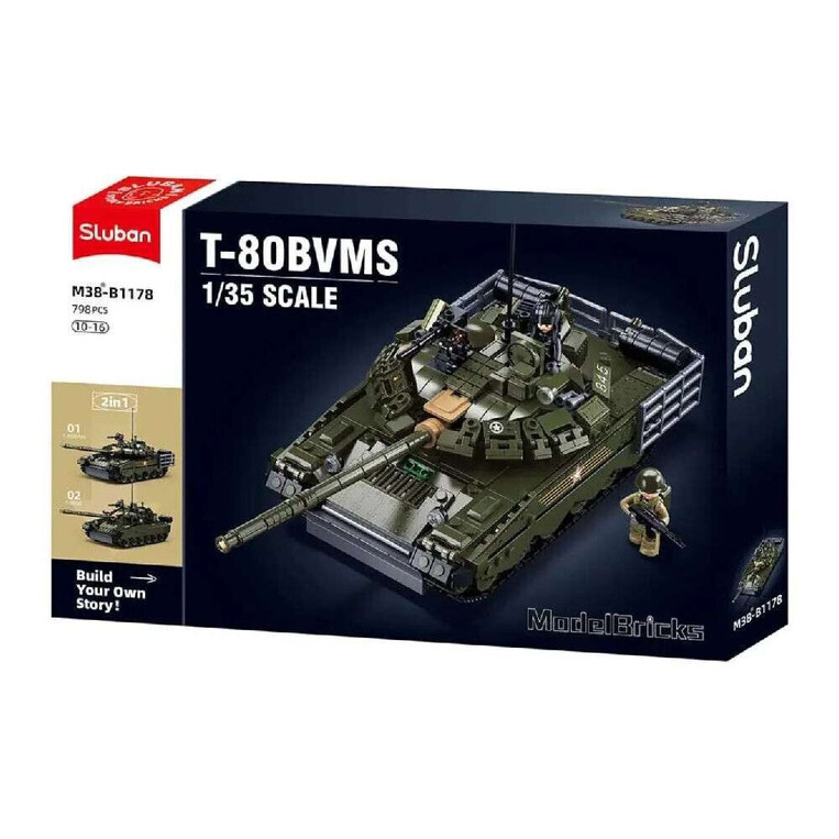 Sluban - Model Bricks Main Battle Tank Set - M38-B1178