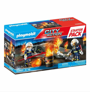 Playmobil Starter Pack Άσκηση Πυροσβεστικής - 70907