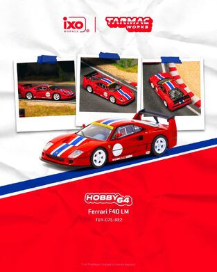 Tarmac Works 1:64 Ferrari F40 LM Red - TC-T64-075-RE2