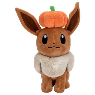 Pokemon Halloween - Eevee With Pumpkin Accy Λούτρινο 20cm - PKW0198