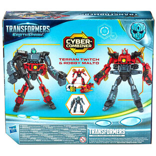 Transformers EarthSpark Cyber-Combiner Set Terran Twitch & Robby Malto - F8438