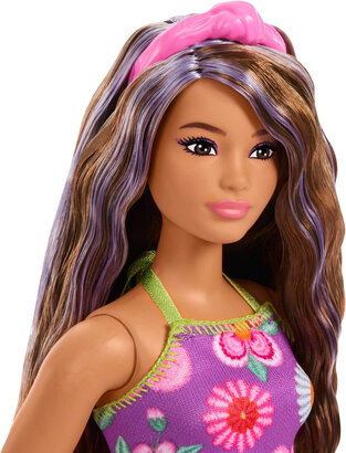 Barbie Fashionistas Doll In Floral Halter Dress #244 - JJN57