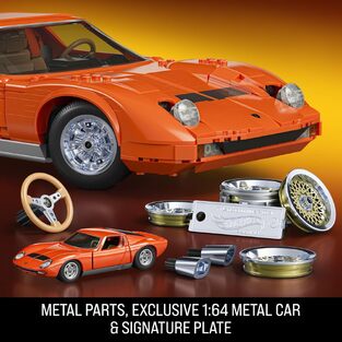 Hot Wheels Brick Shop Premium Lamborghini '71 MIura P400 SV - JHF61