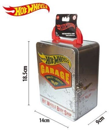 Hot Wheels Vintage 1:64 Scale cars Metal Car Carry Case - HWCC225