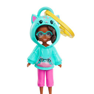 Polly Pocket Κούκλα Με Φουτεράκι Γατάκι - HKV99