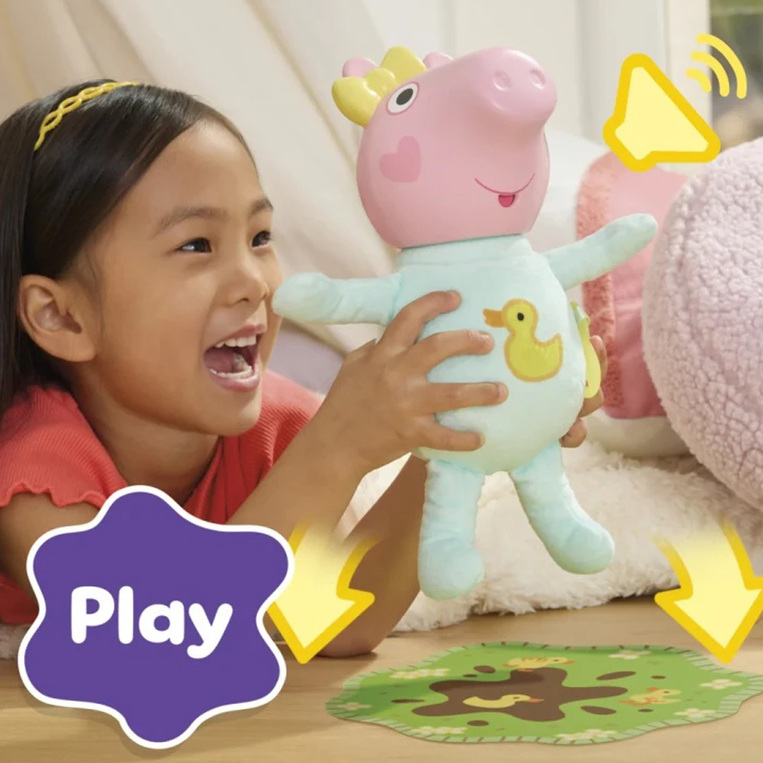 Peppa Pig Oinks Kαι Snuggles Evie Διαδραστική Κούκλα Μωρό - G1637