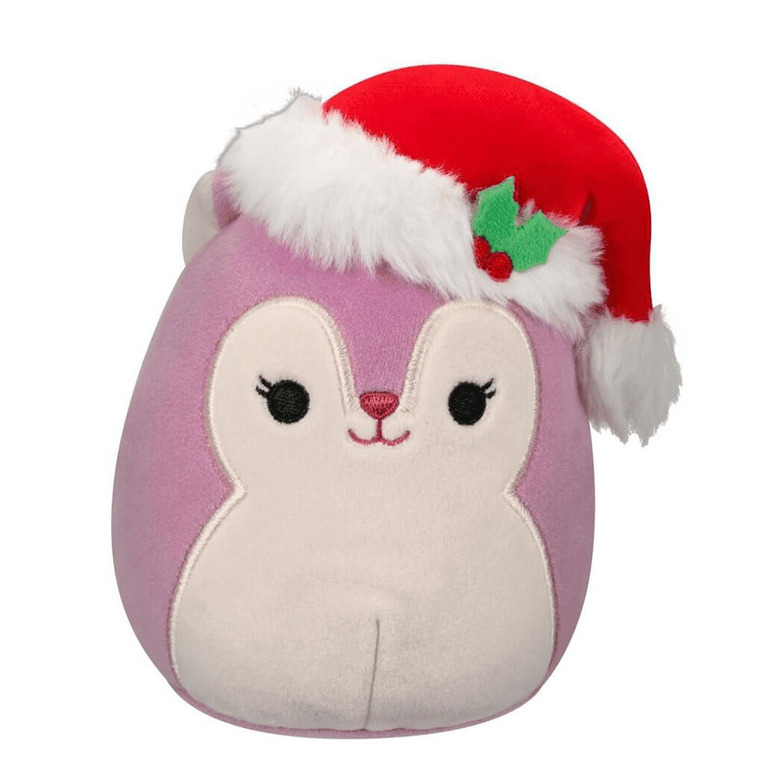 Squishmallow Christhmas Λούτρινο Allina Τhe Plum Squirrel 13cm - SQXM00594