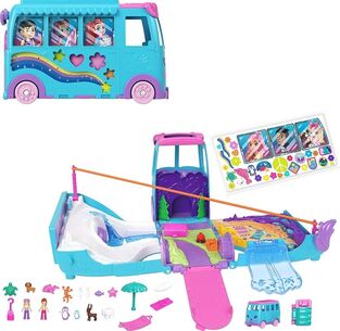 Polly Pocket Τροχόσπιτο Με Ζωάκια - JCC22