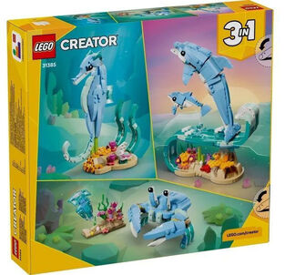 LEGO Creator 3 in 1 Sea Animals: Beautiful Dolphins - 31385