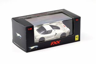 HW Elite 1:43 Ferrari FXX White Limited Edition - N5610