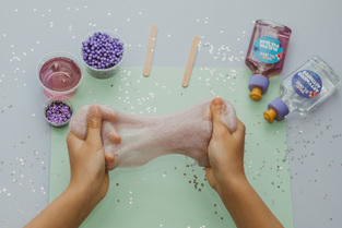 Tuban Κατασκευή DIY Slime Σετ Glow In The Dark XL - TU3175