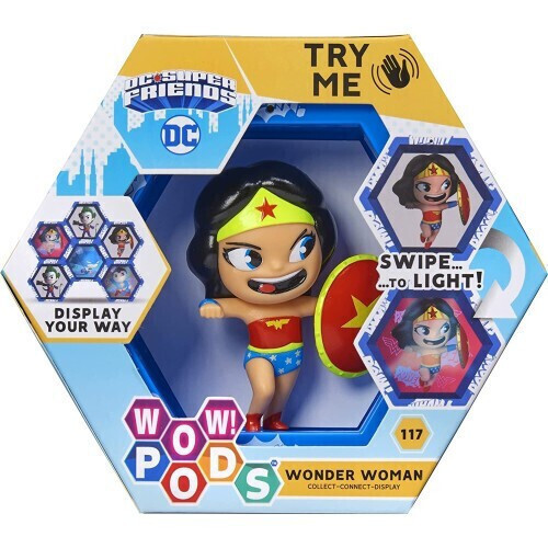 Wow! Pods Wonder Woman Light-Up Bobble-Head Figure - DC-1005-03