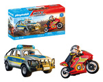 Playmobil City Action Αστυνομικό Όχημα Pickup και Μοτοσυκλέτα - 71875