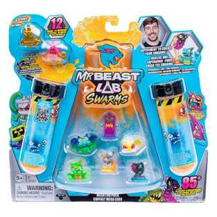 Mr. Beast Lab Swarms Mini Figures 12-pack Atomic Series 3 cm - MOTO24752