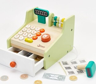 Classic World Ξύλινη Ταμειακή Μηχανή - C54167