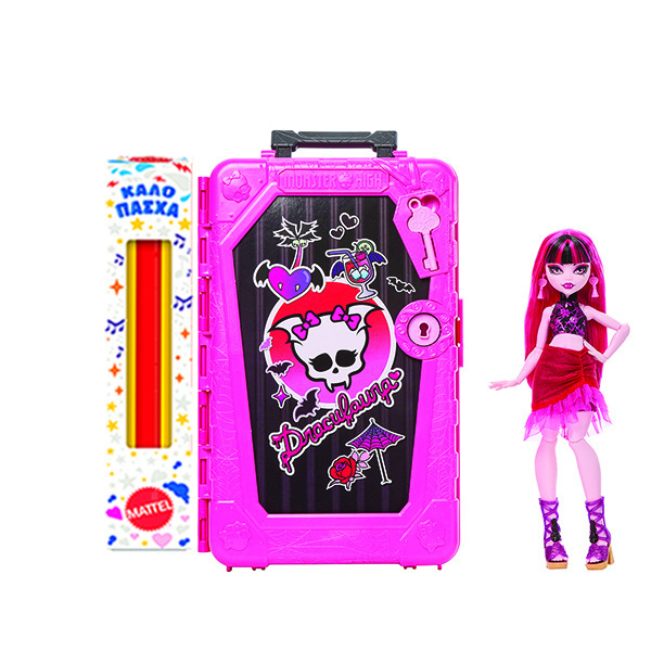 Παιχνιδολαμπάδα Monster High Skulltimate Secrets Draculaura - JDR50L