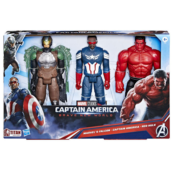 Captain America: Brave New World Titan Hero Series 3 Φιγούρες Δράσης 30 Εκ - F9295