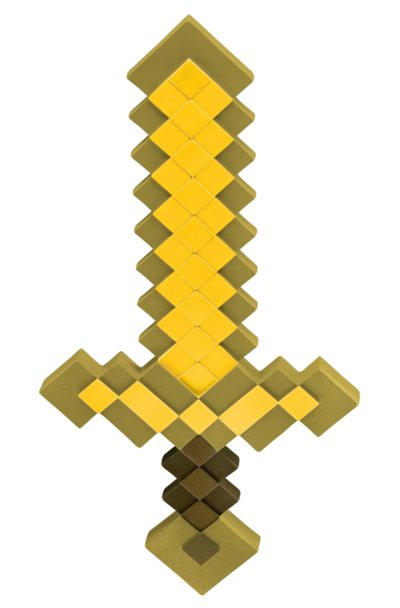 Minecraft Plastic Replica Gold Sword 51 cm - DSG112309