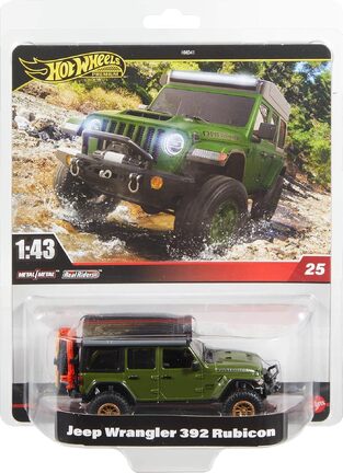 Hot Wheels Premium 1:43rd Jeep Wrangler 392 Rubicon - HWT19