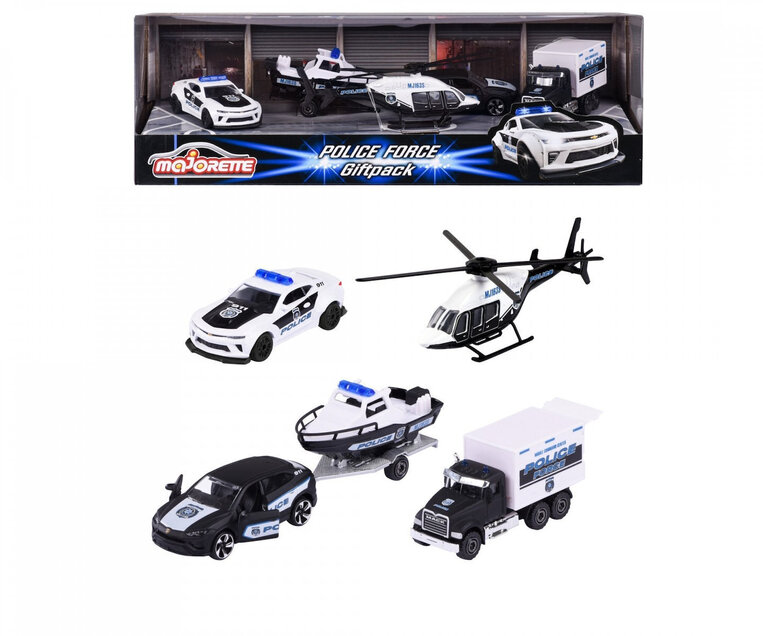 Majorette Giftpack Police Force Σετ 5 οχήματα - 212053188