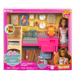 Barbie & Teresa Recipe For Friendship Teresa Doll & Kitchen Playset - JCT06