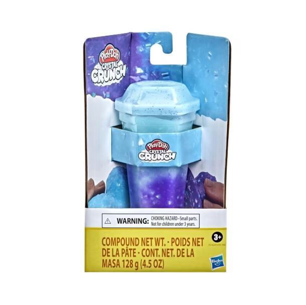 Play-Doh Crystal Crunch Teal Yellow - F4701
