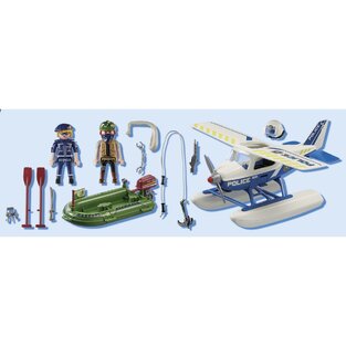 Playmobil Καταδίωξη Λαθρεμπόρου Από Αστυνομικό Υδροπλάνο - 70779