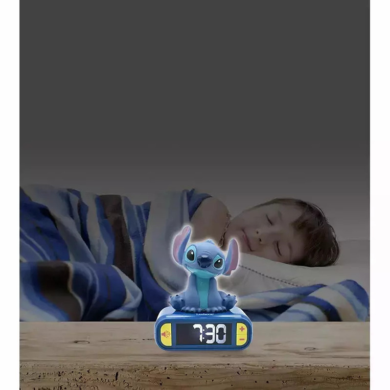 Lexibook 3D Ξυπνητήρι Με Φωτάκι Stitch - RL800D