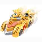 Super Wings Super Pet Free Wheel Vehicle - Spinning Golden Boy & Vehicle - 770331