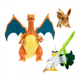 Pokemon Σετ με 3 Φιγούρες Μάχης Charizard, Eevee, Sirfetch’d - PKW2980
