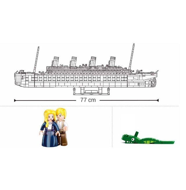 Sluban - Titanic Extra Large Building Set 1:350 - M38-B1122