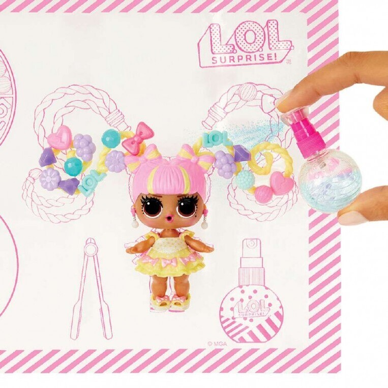L.O.L. Surprise! Hair Beads Χτενίσματα με Χάντρες Σετ Τουαλέτα Ομορφιάς - 120995EUC