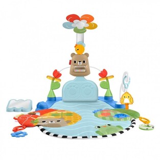 Fisher Price Γυμναστήριο Με Περιστρεφόμενο Λουλούδι 3 Σε 1 - HYR60