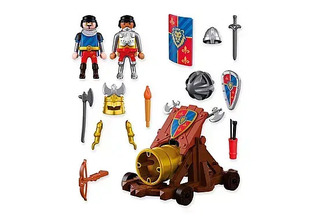Playmobil Knights Λεοντοκαρδοι Ιπποτες Με Κανονι - 72115
