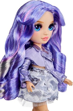Rainbow High Pretty in Paris - Violet Willow Doll - 248798EUC