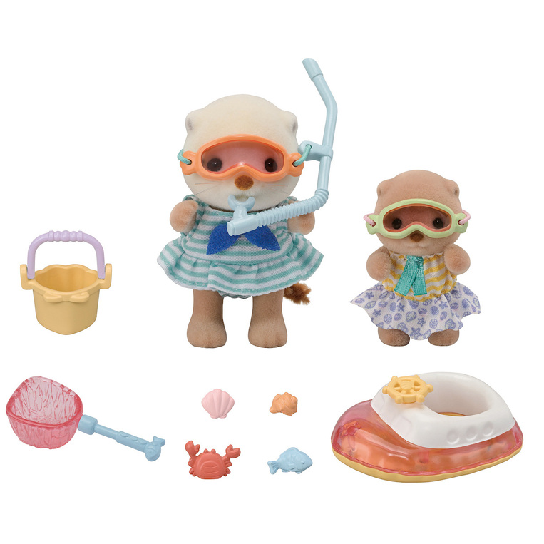 Sylvanian Families Sea Otter Sisters Splashy Snorkel Set - SF5804