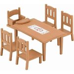 Sylvanian Families Family Table & Chairs - Οικογενειακό Τραπέζι - SF4506