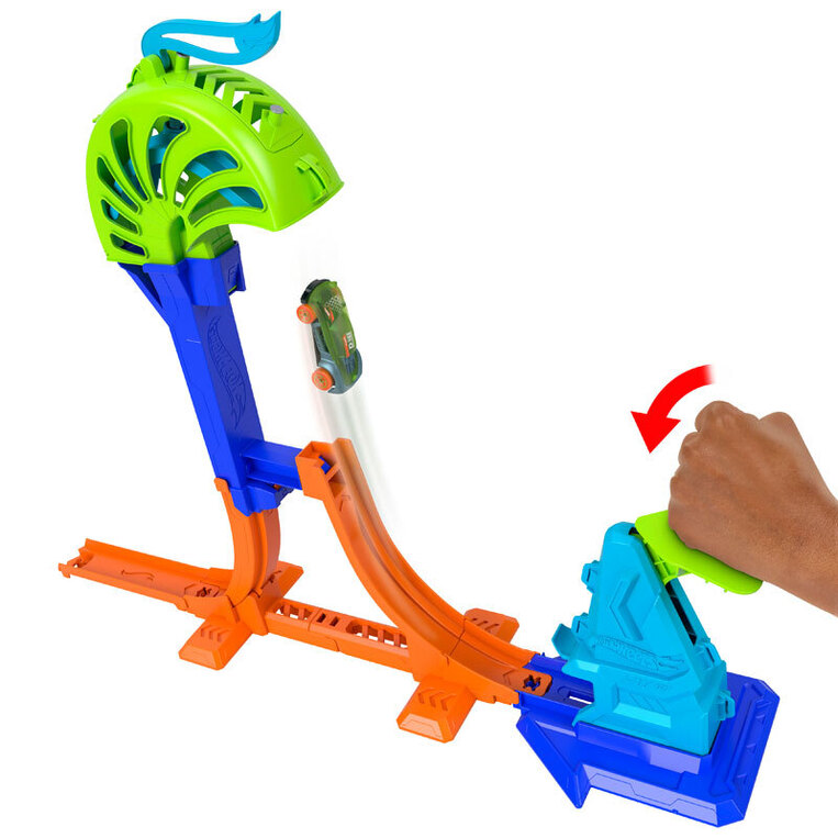 Hot Wheels Stunt Tracks Power Launch Champion - JHK75