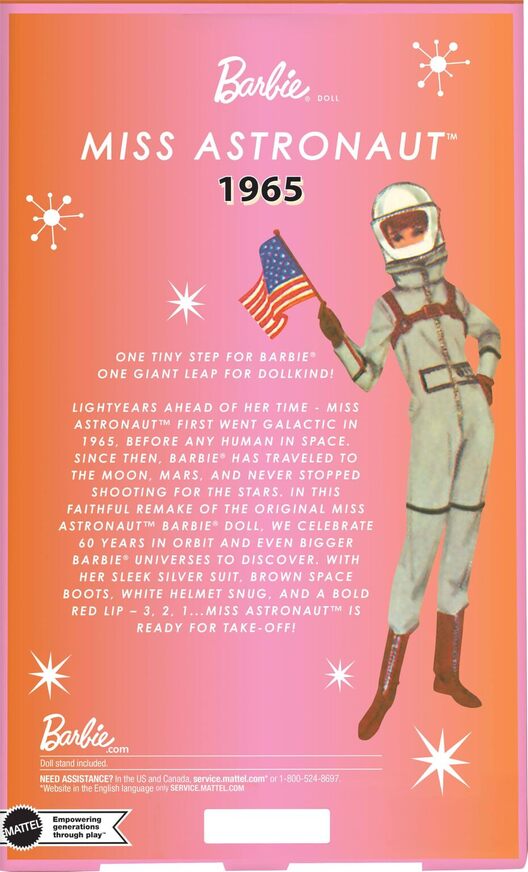 Barbie Collector Miss Astronaut 1965 - JBJ48