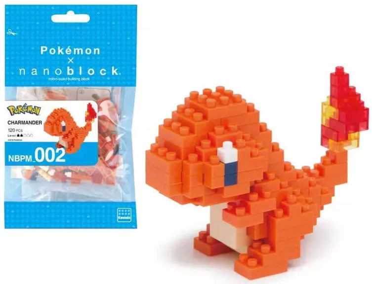Bandai Nanoblock : Pokemon - Charmander Building Block Figure - NBPM002